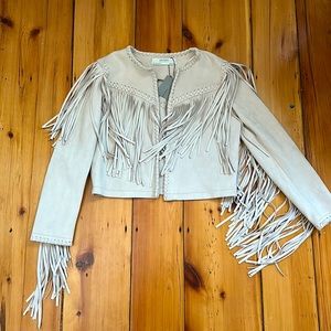 Zara fringe jacket
